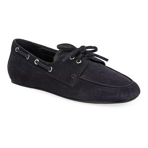 New Vince Marin Boat Shoe Blue Suede Sz 8